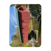 Magnet Flexible Pont couvert d'Arlington dans le Vermont (Vertical)