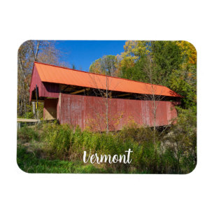 Magnet Flexible Pont couvert rouge dans le Vermont