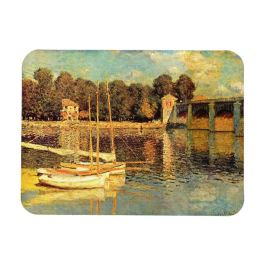 Magnet Flexible Pont d'Argenteuil Claude Monet (Horizontal)