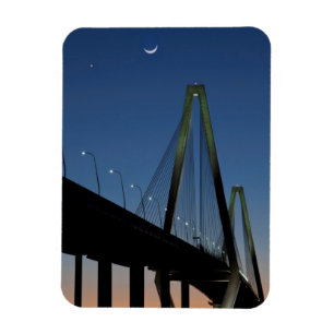 Magnet Flexible Pont de Jr. d'Arthur Ravenel au crépuscule