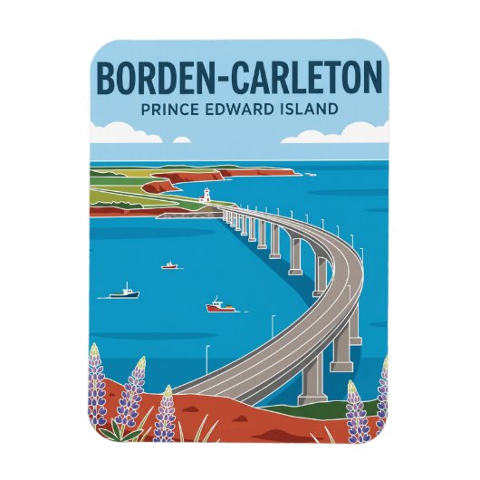 Magnet Flexible Pont de la Confédération Canada (Vertical)