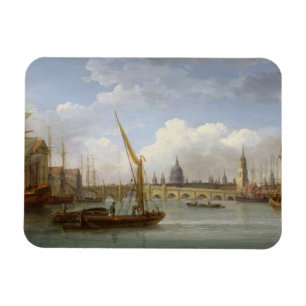 Magnet Flexible Pont de Londres, avec la cathédrale de St Paul