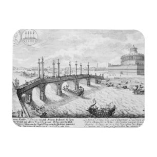 Magnet Flexible Pont de mausolée d'Aelius et de Hadrian (Castel S