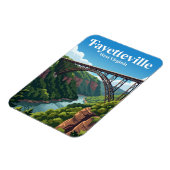 Magnet Flexible Pont de New River Gorge USA (Côté Gauche)