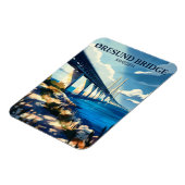 Magnet Flexible Pont d'Øresund Suède (Côté Gauche)