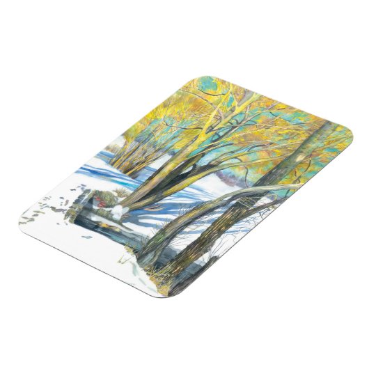 Magnet Flexible pont en hiver (Côté Gauche)