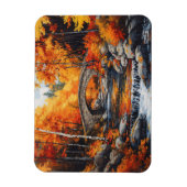 Magnet Flexible Pont forestier d'automne flexible (Vertical)