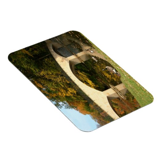 Magnet Flexible Pont Rainbow à l'automne au Grove City College (Côté Droit)