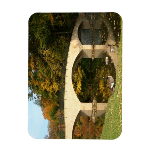 Magnet Flexible Pont Rainbow à l'automne au Grove City College (Vertical)