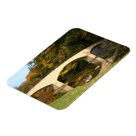 Magnet Flexible Pont Rainbow à l'automne au Grove City College (Côté Gauche)