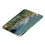 Magnet Flexible Pont suspendu au-dessus d'un fleuve au Bhoutan (Côté Gauche)