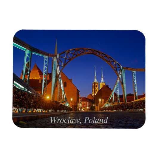 Magnet Flexible Pont Tumski Wroclaw Pologne (Horizontal)