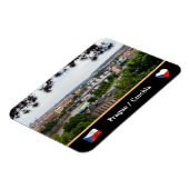 Magnet Flexible Ponts Prague et Vltava /Czechia (Côté Gauche)