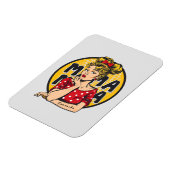 Magnet Flexible Pop Art Retro Personnalisé (4) (Côté Gauche)