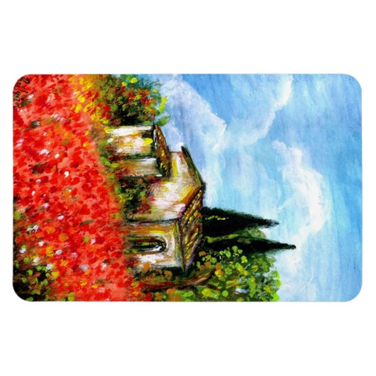 MAGNET FLEXIBLE POPIES EN TOSCANE (Horizontal)