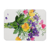 Magnet Flexible Poppies et géraniums (Horizontal)