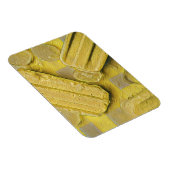 Magnet Flexible popsicle à cône de crème glacée jaune (Côté Droit)