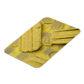 Magnet Flexible popsicle à cône de crème glacée jaune (Côté Gauche)