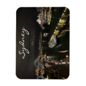 Magnet Flexible Port de Sydney par nuit, Australie, photo (Vertical)
