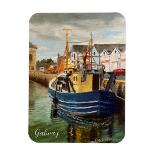 Magnet Flexible Port pittoresque dans la ville de Galway en Irland