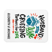 Magnet Flexible Porte Cabine des partenaires de croisière époustou (Horizontal)