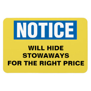 Magnet Flexible Porte de Cabine de croisière amusante - Cachera le