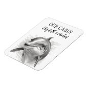 Magnet Flexible Porte de croisière personnalisée Dolphin de mer (Côté Gauche)