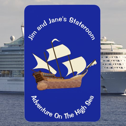 Magnet Flexible Porte de la salle d'état du navire pirate