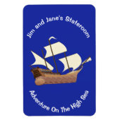 Magnet Flexible Porte de la salle d'état du navire pirate (Vertical)