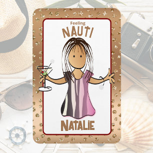 Magnet Flexible Porte De Navire De Croisière Drôle Pour Son Rose G