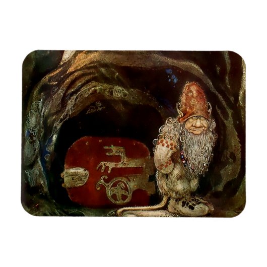 Magnet Flexible « Porte de troll » par John Bauer (Horizontal)