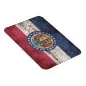 Magnet Flexible Porté Missouri Drapeau ; (Côté Droit)