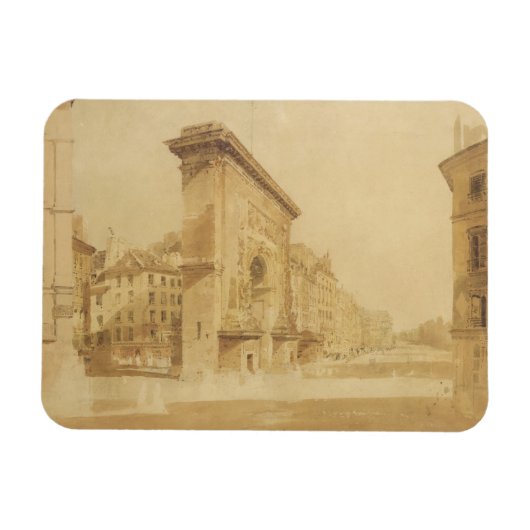 Magnet Flexible Porte St Denis, Paris (w/c) (Horizontal)