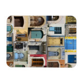 Magnet Flexible Portes colorées de Chypre (Horizontal)