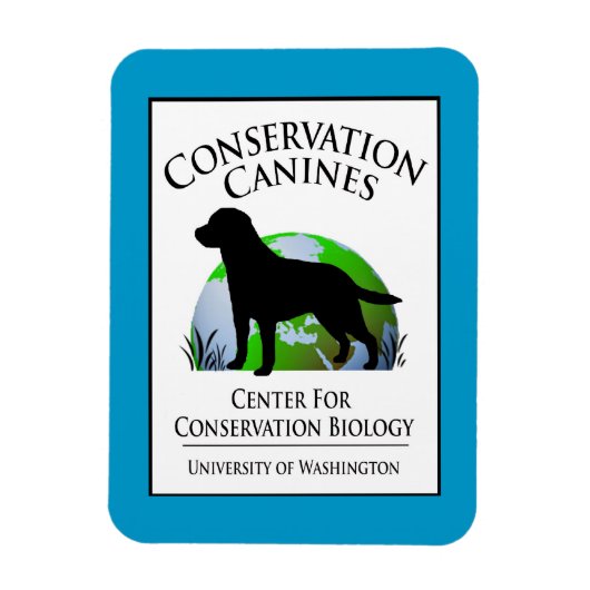 Magnet Flexible Porteur de canines de conservation (Vertical)