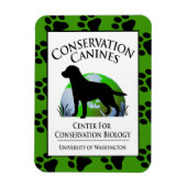 Magnet Flexible Porteur de canines de conservation (Vertical)