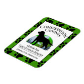 Magnet Flexible Porteur de canines de conservation (Côté Gauche)