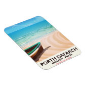 Magnet Flexible Porth Dafarch, affiche de plage galloise anglesey (Côté Droit)