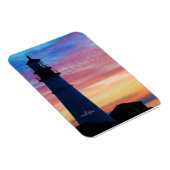 Magnet Flexible Portland Head Light Pink Sunrise Maine Lighthouse (Côté Droit)