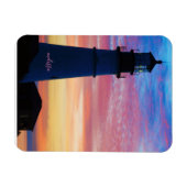 Magnet Flexible Portland Head Light Pink Sunrise Maine Lighthouse (Horizontal)