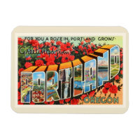 Portland Oregon OU Vieux souvenir Vintage voyage