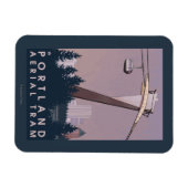 Magnet Flexible Portland, OregonScène de tramway aérien (Horizontal)