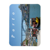 Magnet Flexible Porto. Rivière Douro et pont Dom Luis I. (Vertical)