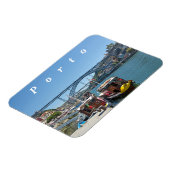 Magnet Flexible Porto. Rivière Douro et pont Dom Luis I. (Côté Gauche)