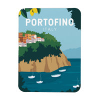 Portofino Italie Retro Voyage Art Vintage