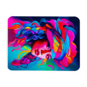 Magnet Flexible Portrait Abstrait vibrant (Horizontal)