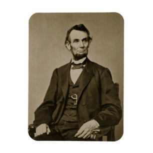 Magnet Flexible Portrait d'Abraham Lincoln (1809-65) (photo de