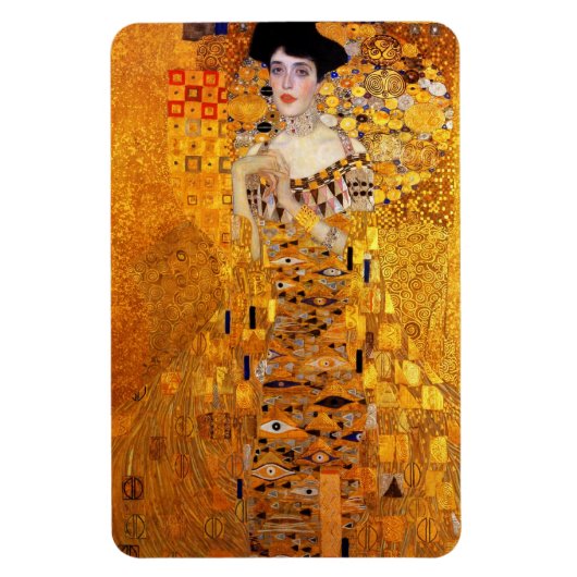 Magnet Flexible Portrait d'Adele Bloch-Bauer par Gustav Klimt (Vertical)