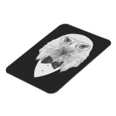 Magnet Flexible Portrait d'aigle classique (Côté Gauche)