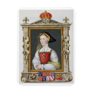 Magnet Flexible Portrait de 3ème reine de Jane Seymour (c.1509-37